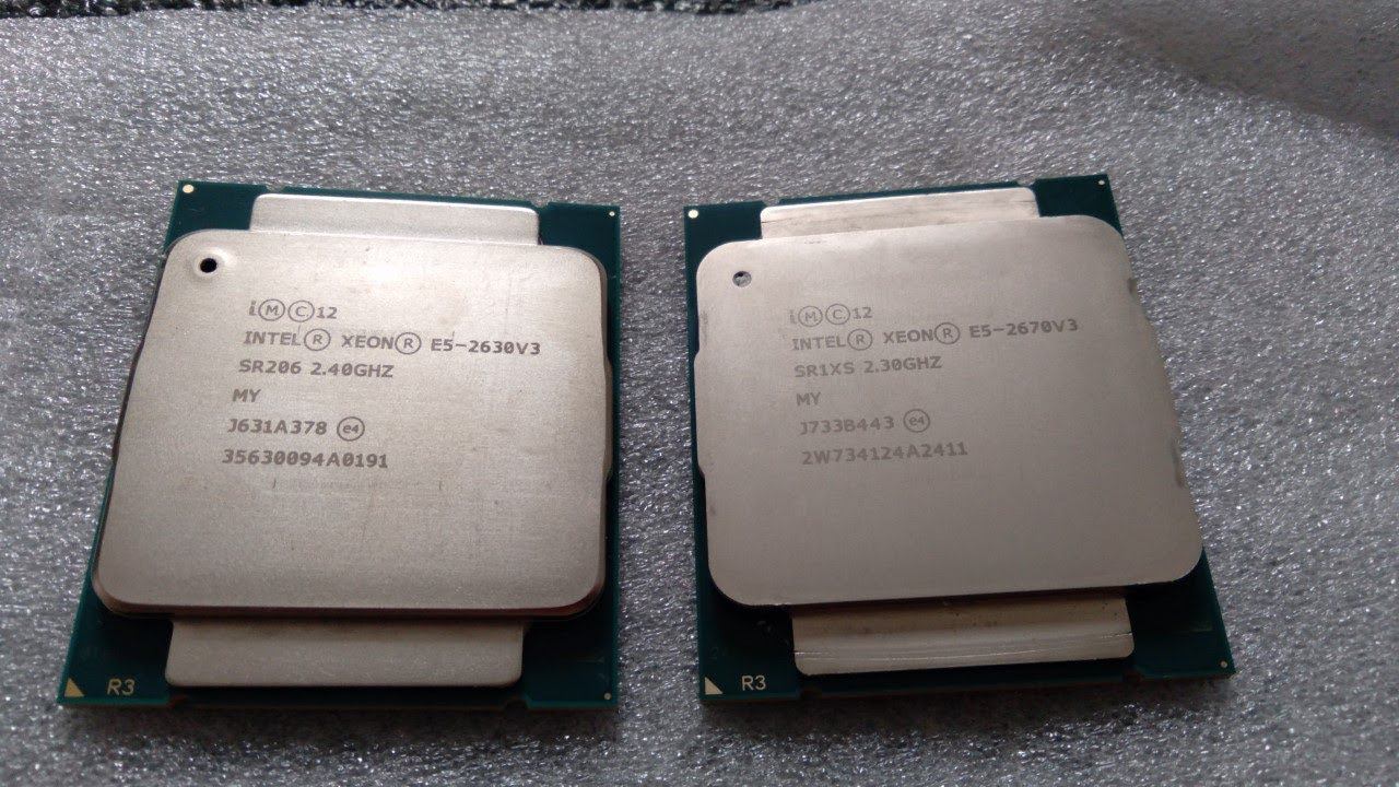 Обзор процессоров Intel Xeon E5-2630V3 и Xeon E5-2670V3 смотреть онлайн