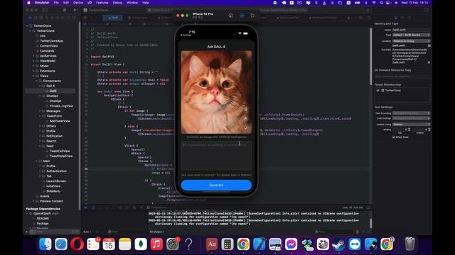 [SwiftUI+NodeJS+MongoDB - Fullstack Twitter] Building DALL-E using SwiftUI смотреть онлайн