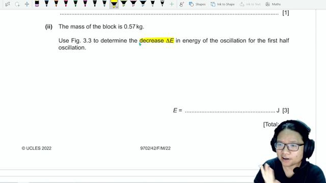 FM22 P42 Q3 Floating Block Oscillation | Feb/March 2022 | Cambridge A Level 9702 Physics смотреть онлайн