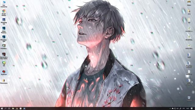 Anime Парень под дождем / Обои (steem) смотреть онлайн