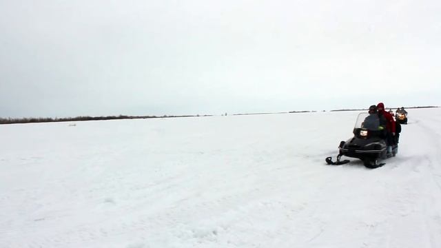 Снегоходный пробег в честь 23 февраля Ханты Мансийск Live Yamaha VK 540E смотреть онлайн
