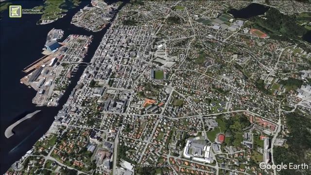 Haugesund Stadion | Haugesund & SK Vard Haugesund | Google Earth | 2016 смотреть онлайн
