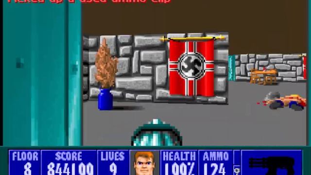 Wolfenstein 3D: 30th Anniversary Edition - E7M8 смотреть онлайн