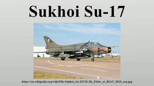 Sukhoi Su-17 смотреть онлайн
