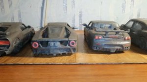 все мои машины из пластилина на 13.08.2022 (4 модели)