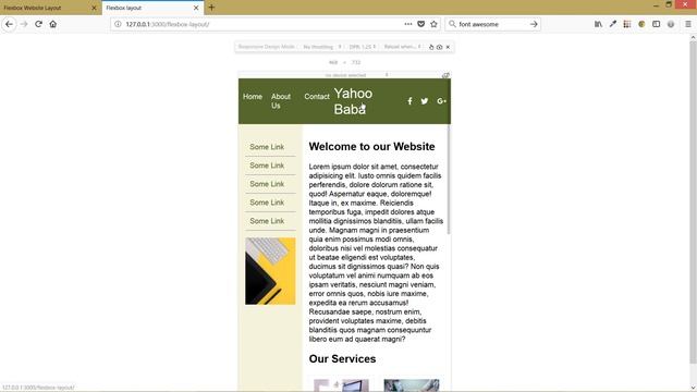 Create Website Layout with CSS Flexbox - II in HindiUrdu