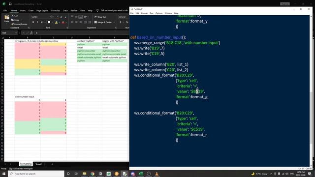Use Python Xlsxwriter To Create Excel Conditional Formatting(Part 4) смотреть онлайн
