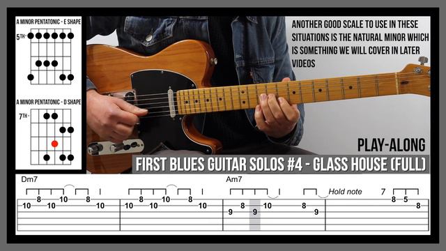 First Blues Guitar Solos #4 - Glass House (Part 4) (TAB) смотреть онлайн