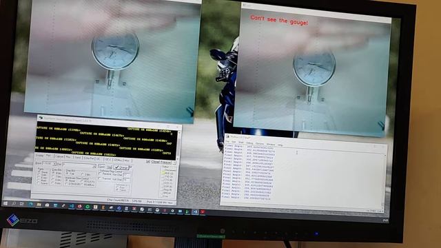 ESP32-CAM and OpenCV gauge read via image processing смотреть онлайн