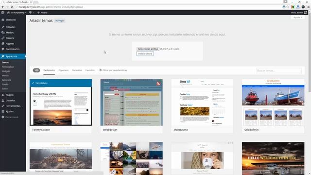 Cómo instalar un theme Premium de WordPress “The7” смотреть онлайн