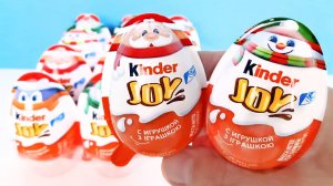 НОВОГОДНИЕ КИНДЕР ДЖОЙ 2022! Unboxing Kinder JOY Surprise eggs Christmas! Новая коллекция!