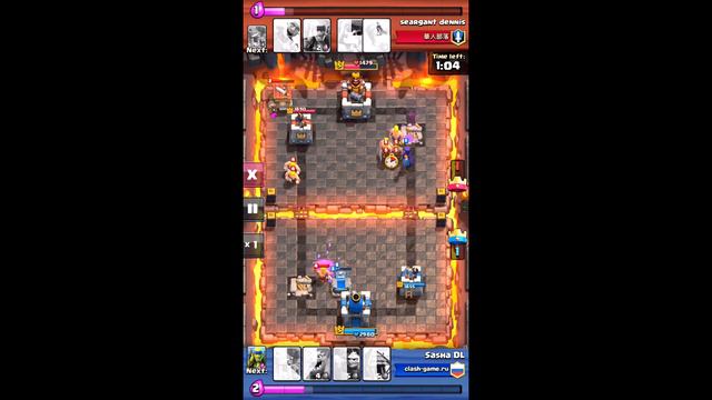 Clash Royal battle (Sasha DL | clash-game.ru) смотреть онлайн