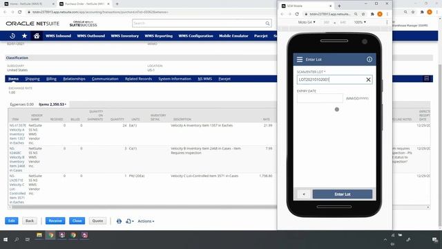 NetSuite WMS: Mobile Receipt & Putaway смотреть онлайн