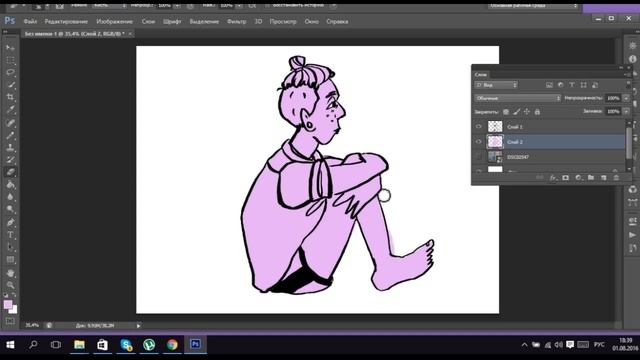 Speedpaint Adobe Photoshop Sketch 2 смотреть онлайн
