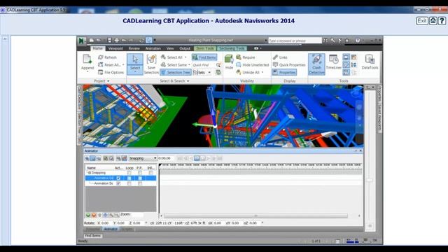 AutoCAD NavisWorks 2014 Tutorials: Manipulating Objects in Animation смотреть онлайн