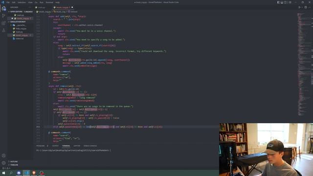 Part 6 - Remove Command | How To Code A Discord.py Music Bot смотреть онлайн