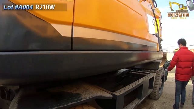 Korea Used excavator price list / 21 ton Wheel / HCE Auction смотреть онлайн