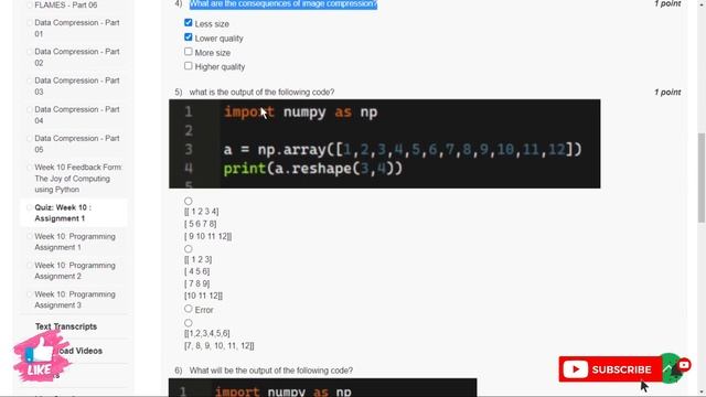 NPTEL The Joy of Computing using Python Week 10 Assignment Solutions || Jan- Apr 2023 | @OPEducore смотреть онлайн