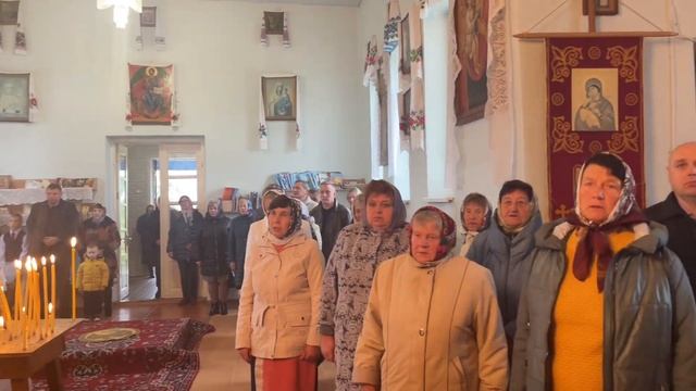 Епископ Евсевий совершил Божественную литургию в д. Цепра. смотреть онлайн