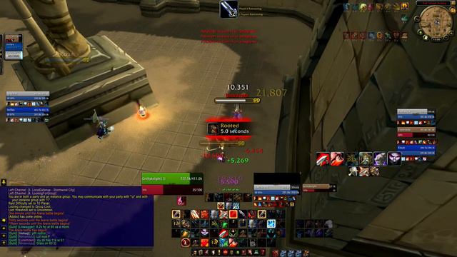 World of Warcraft 1800 3v3 Arena 5.2 WPS facing our Mirror смотреть онлайн