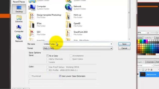 Design template Powerpoint in Photoshop CS3 смотреть онлайн