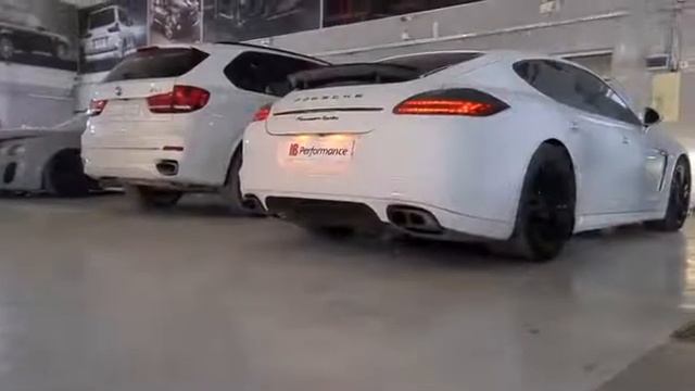 Porsche panamera S stage 2 465Hp - Loud pops and backfire смотреть онлайн