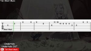 Undertale OST - Undertale Guitar Tutorial