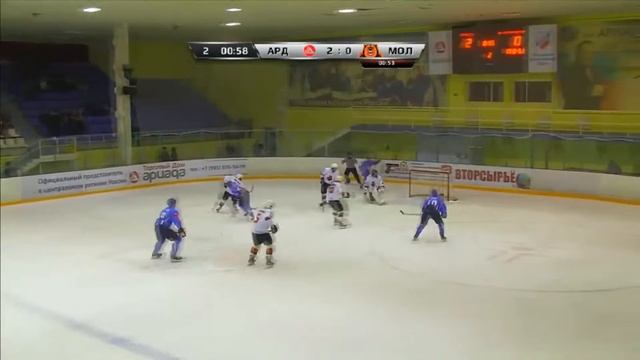 Чемпионат ВХЛ. Ариада - Молот-Прикамье 16.12.2015. смотреть онлайн