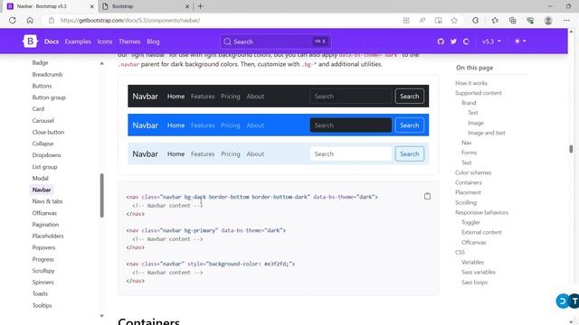 Bootstrap Tutorial | Part 3 | slider and sticky nav bar смотреть онлайн
