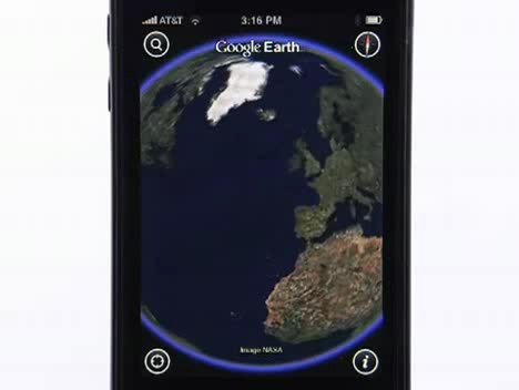 Google Earth на iPhone смотреть онлайн