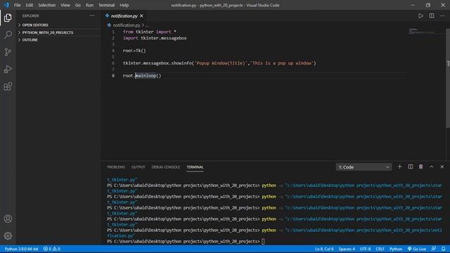 4. How to make dialogue box or popup in tkinter python gui смотреть онлайн