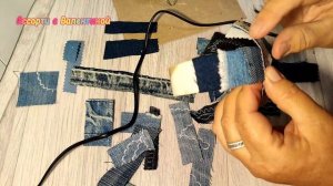 DIY/ДЖИНСОВАЯ ПЕРЕДЕЛКА. Вы побежите ЭТО искать! Апсайклинг.
