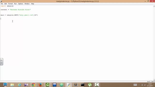 Python3 Dersleri 46 SMTP modülü ile Mail Gönderme Programlama ve Yazılım Dersleri смотреть онлайн