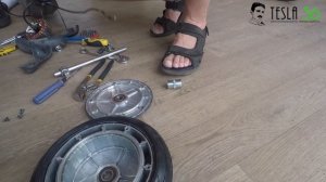 Ninebot es2 ремонт. Замена подшипника самоката.