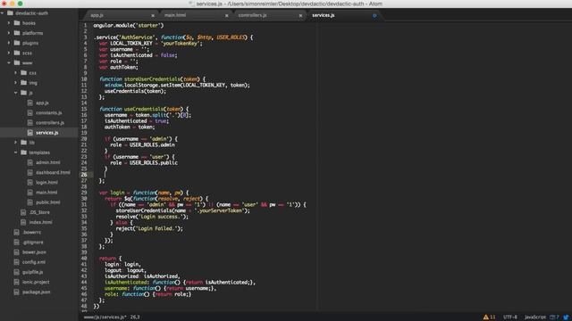 User Authentication With AngularJS For Your Ionic App смотреть онлайн