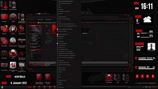 Windows Se7en Alienware - Explorer.exe and Shell32.dll (633 & 635) replacement images смотреть онлайн