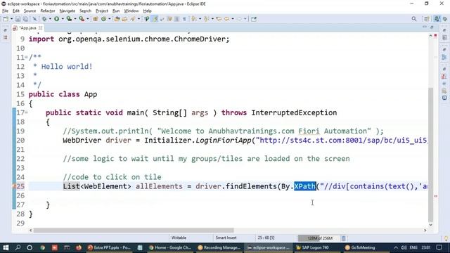Part 6 SAP Fiori test Automation to handle tile click | Dynamic Wait and click on Fiori application смотреть онлайн