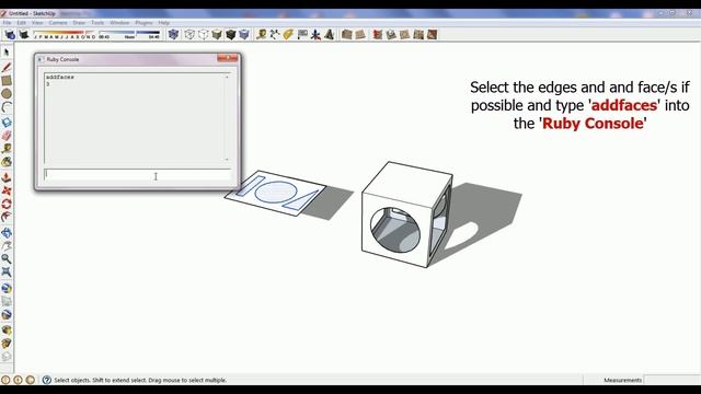 SketchUp PluginTutorial | Add Faces смотреть онлайн