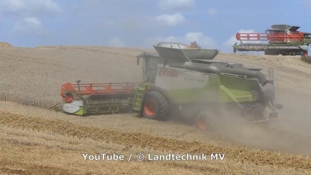 Claas-John Deere / Getreideernte - Grain Harvest 2019 смотреть онлайн