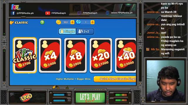 Let's Play Live! with Marlo Magtibay: UNO Mobile Episode 1 смотреть онлайн
