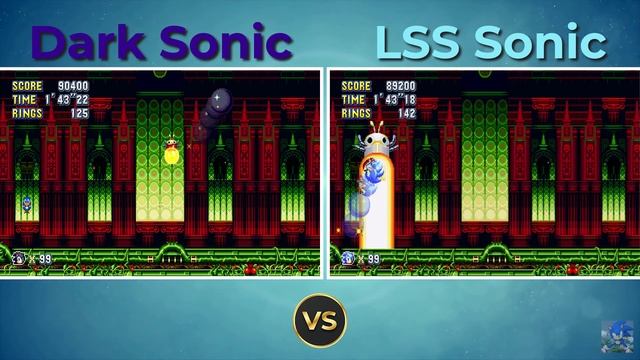 Dark Sonic VS Lightning Speed Super Sonic смотреть онлайн