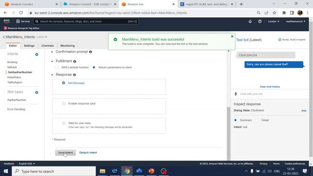 Chapter 5 Lex with Slot (Get customer Input) | Amazon Connect Tutorial | Read The Manual смотреть онлайн