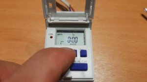 Таймер электронный програмируемый.  16 програм.  На ДИН рейку