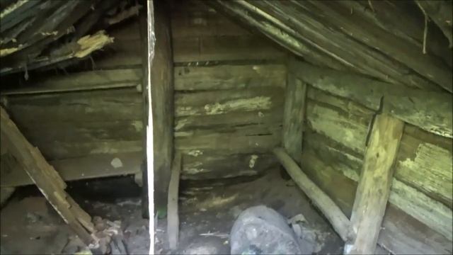 Полуземлянка, старая и новая. Фрагмент рыбалки. смотреть онлайн