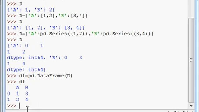 Creation of dataframes from dictionary of series: Topic of Class XII IP смотреть онлайн