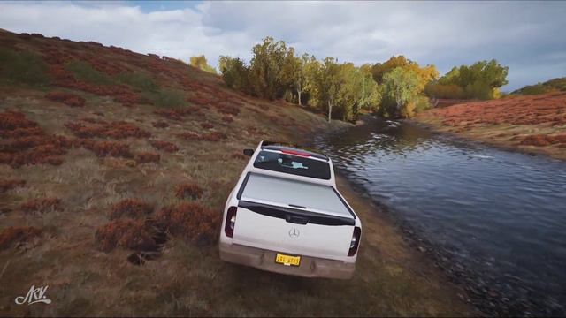 Forza Horizon 4 | 2018 Mercedes Benz X Class X250d | River Inspection Off-roading 2021 смотреть онлайн