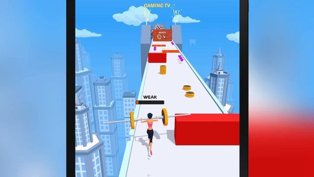 Weight RUN 3D 2048 GAME level Spiral Roll Brick Man Run Sandwich Runner GAMING TV IMG 1992 смотреть онлайн