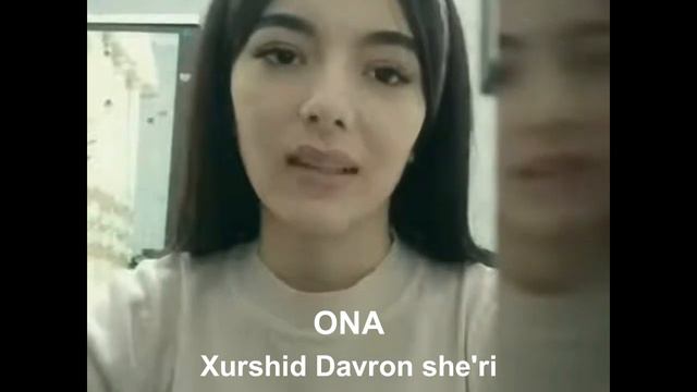 Xurshid Davron. Shoirning Onasi - Mahliyo Asqaraliyeva O'qigan