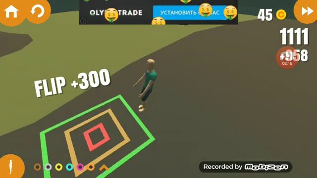 Смешные моменты в игре Flip Trickster смотреть онлайн
