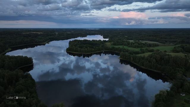 Cārmins,Jazinks and Saviņu lakes. Latgale Dji drone. смотреть онлайн